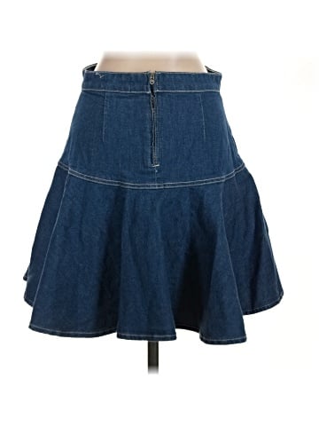 7 For All Mankind Denim Skirt (view 2)