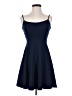 City Studio Solid Blue Cocktail Dress Size 3 - photo 1
