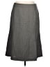 Ann Taylor LOFT Solid Gray Wool Skirt Size 10 - photo 1