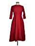 Assorted Brands Solid Red Casual Dress Size EU 38 / US 8 - photo 1