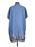 Max Studio Paisley Blue Casual Dress Size L (estimated) - photo 2