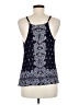 LUQ 100% Rayon Blue Sleeveless Blouse Size M (petite) - photo 2
