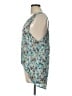 Piko 100% Rayon Blue Sleeveless Blouse Size L - photo 5