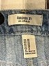 Forever 21 100% Cotton Stripes Blue Denim Shorts Size 28 waist - photo 3