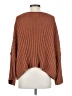 Pol 100% Polyester Brown Pullover Sweater Size S - photo 2
