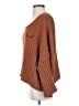 Pol 100% Polyester Brown Pullover Sweater Size S - photo 5