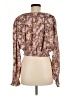 En Saison Brown Long Sleeve Blouse Size M - photo 2