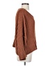 Pol 100% Polyester Brown Pullover Sweater Size S - photo 4