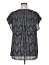 DR2 100% Polyester Blue Short Sleeve Blouse Size 1X - photo 2
