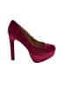 Mossimo Burgundy Heels Size 6 1/2 - photo 1