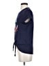 Mark Blue Short Sleeve Top Size S - photo 5
