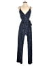 Kaileigh Polka Dots Blue Jumpsuit Size XS - photo 1