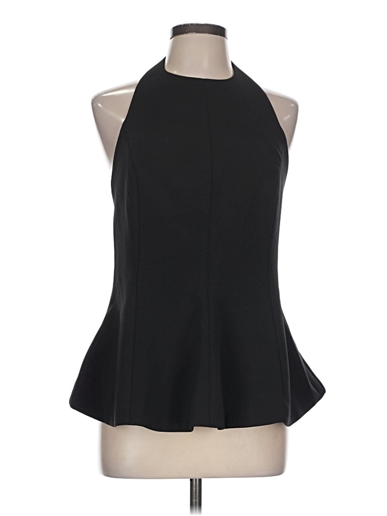 Pre-owned Mng Sleeveless Blouse In Black