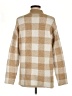 Ann Taylor LOFT Checkered-gingham Tan Turtleneck Sweater Size M - photo 2