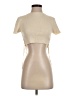 Zara Tan Short Sleeve Top Size S - photo 1