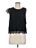 Forever 21 100% Nylon Black Sleeveless Blouse Size M - photo 1
