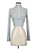 Shein Silver Long Sleeve Turtleneck Size 4 - photo 1