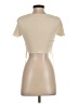 Zara Tan Short Sleeve Top Size S - photo 2