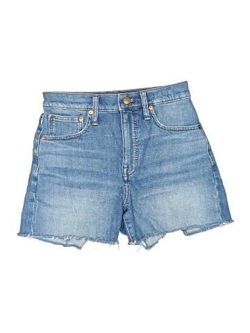 Madewell High-Rise Denim Shorts in Lavista Wash (view 1)
