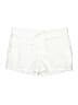 Kanu Surf 100% Polyester Solid White Shorts Size 14 - photo 1