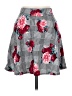 Assorted Brands 100% Spandex Checkered-gingham Gray Casual Skirt Size 8 - photo 1
