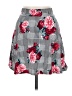 Assorted Brands 100% Spandex Checkered-gingham Gray Casual Skirt Size 8 - photo 2