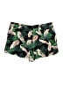 Venus 100% Viscose Tropical Green Shorts Size 1X - photo 1