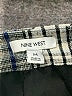 Nine West Plaid Gray Casual Skirt Size M - photo 4