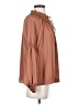 Current Air 100% Polyester Brown Long Sleeve Blouse Size S - photo 4