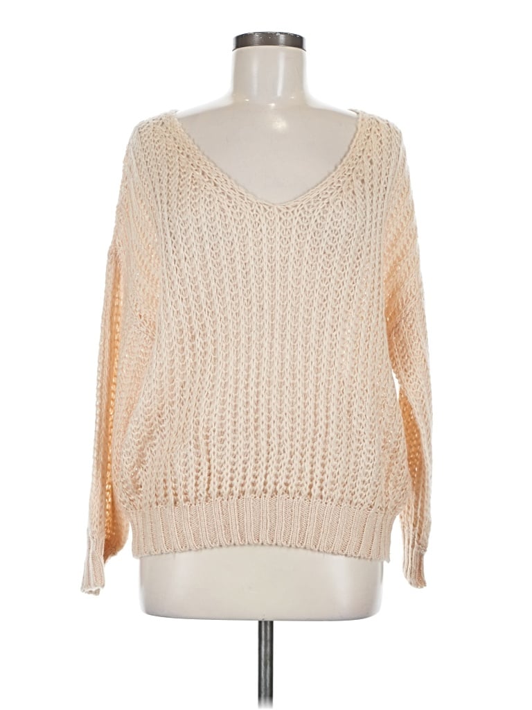 Pre-owned Lumiere Pullover Sweater In Tan