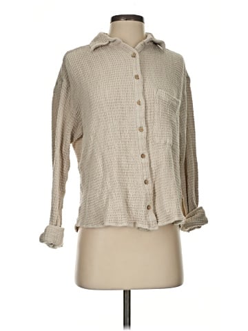 Free People Long Sleeve Button-Down Shirt (view 1)