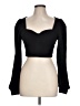 Shein Black Long Sleeve Top Size L - photo 1