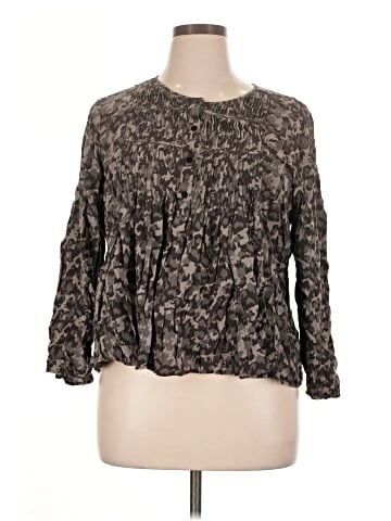 Kelly By Clinton Kelly 3/4 Sleeve Blouse (view 1)