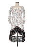 Evolutionary Paisley White Cocktail Dress Size M - photo 1