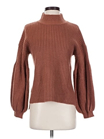 Hudson Gray Turtleneck Sweater (view 1)