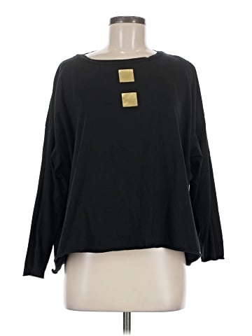 Planet By Lauren G 3/4 Sleeve T-Shirt (view 1)
