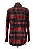 American Eagle Outfitters Plaid Red Long Sleeve Button-Down Shirt Size L - photo 2