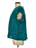 Daniel Rainn 100% Rayon Teal Short Sleeve Blouse Size L - photo 5