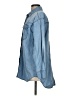 SOFIA Blue Long Sleeve Button-Down Shirt Size S - photo 5