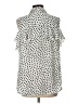 Roz & Ali 100% Polyester Polka Dots Ivory Sleeveless Blouse Size L - photo 2
