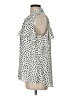 Roz & Ali 100% Polyester Polka Dots Ivory Sleeveless Blouse Size L - photo 5