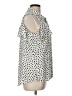 Roz & Ali 100% Polyester Polka Dots Ivory Sleeveless Blouse Size L - photo 4
