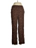 Old Navy 100% Viscose Animal Print Brown Casual Pants Size L - photo 1