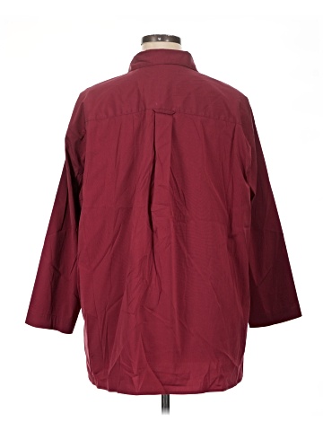 Lafayette 148 New York 3/4 Sleeve Button-Down Shirt (view 2)