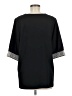 Lyaner Black 3/4 Sleeve Blouse Size M - photo 2