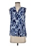 Dalia Collection 100% Rayon Blue Sleeveless Blouse Size S - photo 1