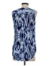 Dalia Collection 100% Rayon Blue Sleeveless Blouse Size S - photo 2