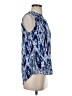 Dalia Collection 100% Rayon Blue Sleeveless Blouse Size S - photo 4