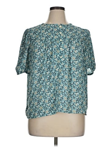 Ann Taylor LOFT Outlet Short Sleeve Blouse (view 1)