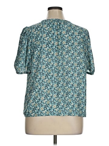 Ann Taylor LOFT Outlet Short Sleeve Blouse (view 2)